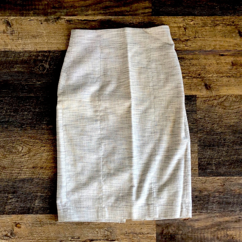 Jacquard Weave Pencil Skirt